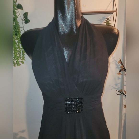 Evan-Picone black dress Size 6 - Picture 3 of 8
